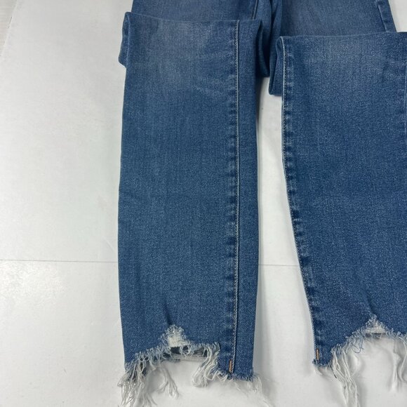 Good American Jeans Women's Measured 25x26 Good Legs Cigarette Blue Denim Tag 24 - Picture 6 of 16